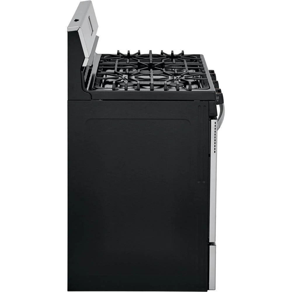 Frigidaire 30 inch (76 cm) wide freestanding 5-burner stainless steel gas hob FCRG3052AS