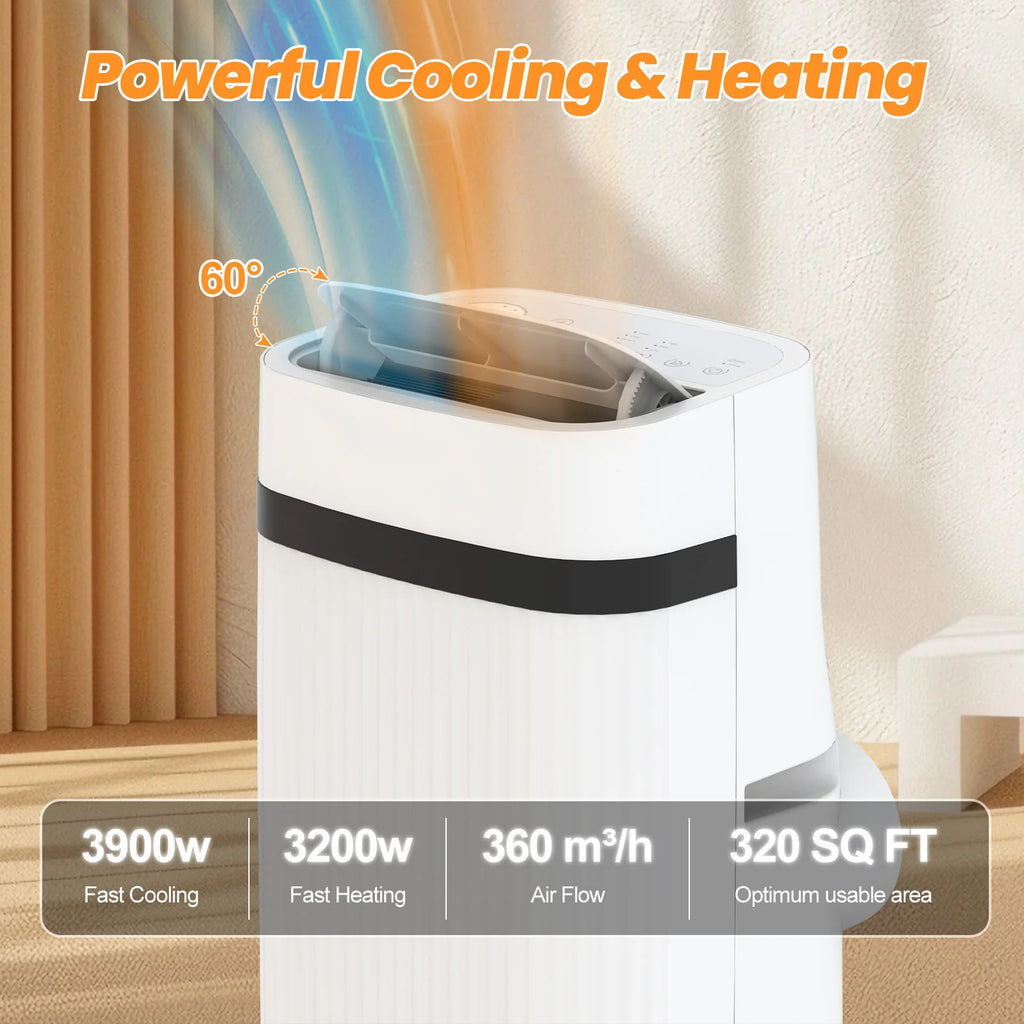 14000BTU - 4-in-1 Portable Air Conditioner