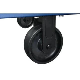 2025 56 inch W x 22 inch D Heavy-duty combination tool trolley with 23 drawers and tool cabinet in matte blue