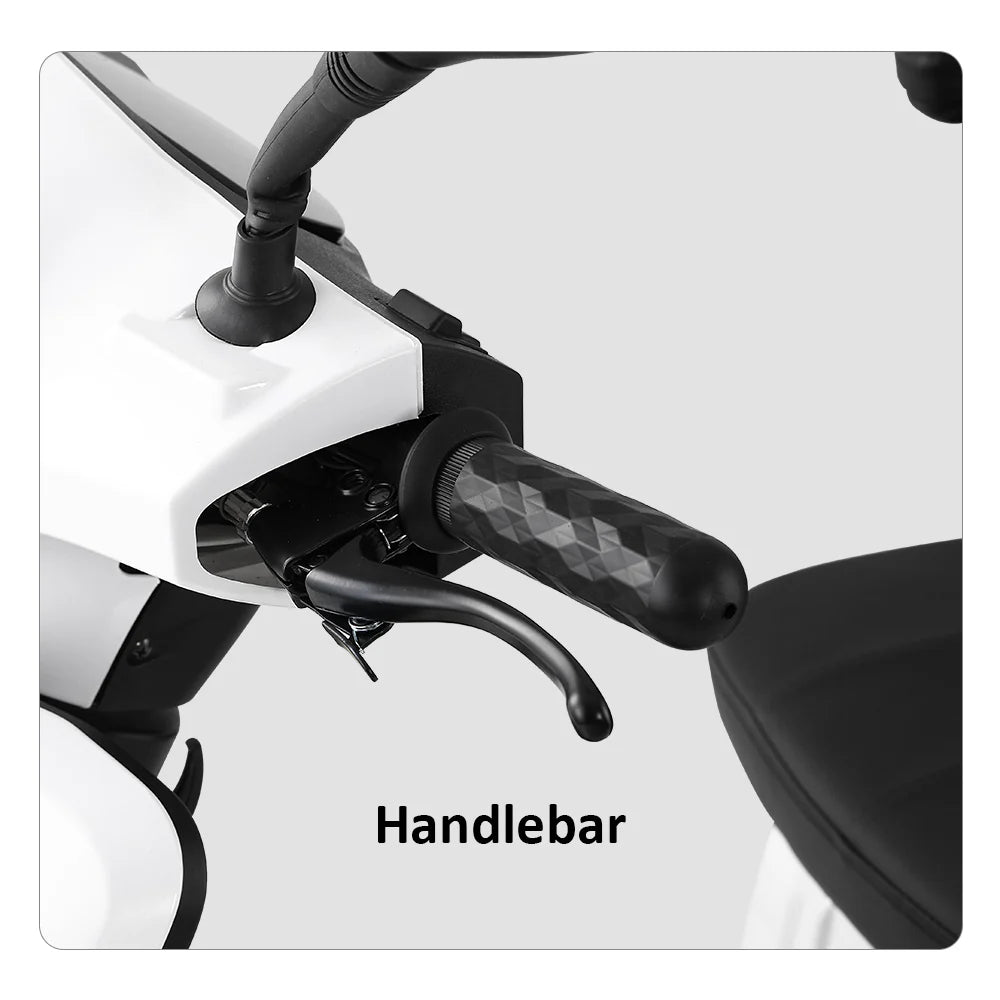 4-Wheel Electric Mobility Scooter with 3 Selectable Speed Modes and 500W Motor, 150kg Max Load