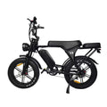 Fat Tyre 20" Off Road Electric Bike - Black Saddle