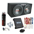 12-inch car subwoofer with 1200W and 1100W amplifier including kit and capacitor