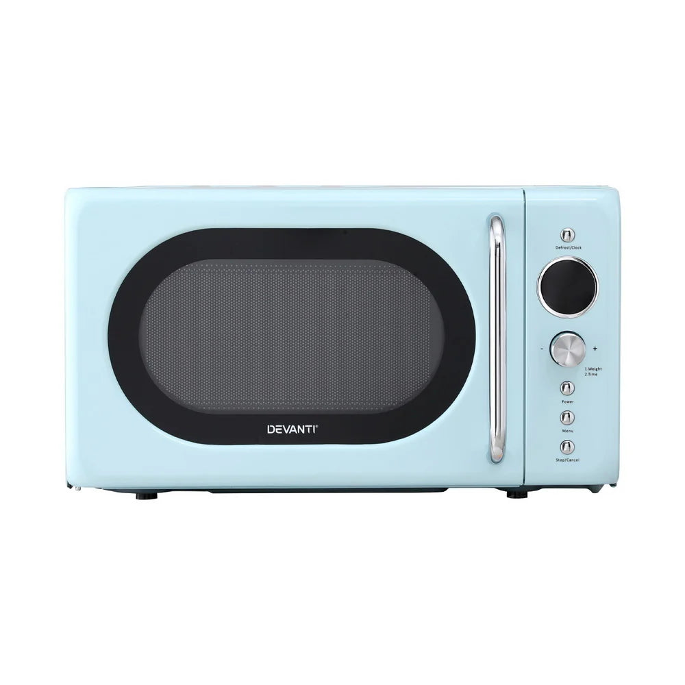 Devanti 20L Microwave Oven 800W Blue