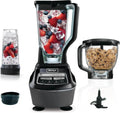 Ninja Mega Kitchen System, 1500 Watt Stand Mixer (2.1 Liters) and Food Processor (8 Cups) with (2) 473 ml Takeaway Cups