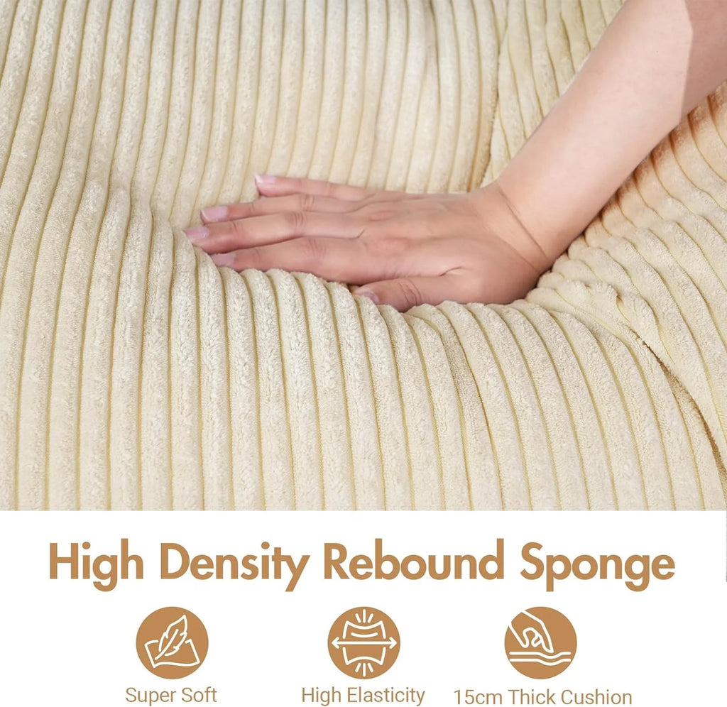 Sofa 290cm Corduroy Modular Couch(Pre-order)