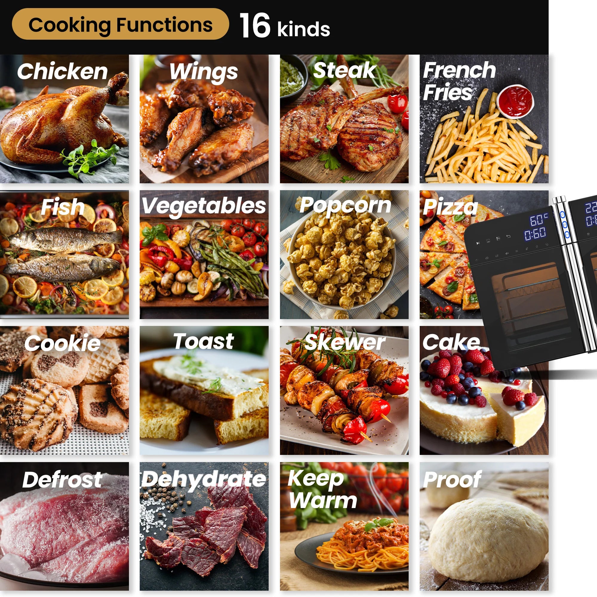 40L Air Fryer Oven 360�� Toaster