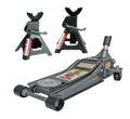 2025 Pittsburgh 3-Ton Flat Jack and Axle Stand Set with Quick Pump and Rapid Lift Function