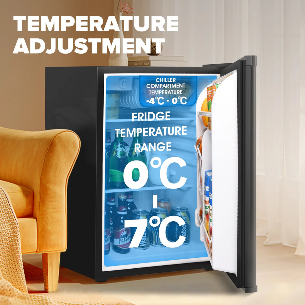 73L Electric Mini Fridge Freezer Portable Bar