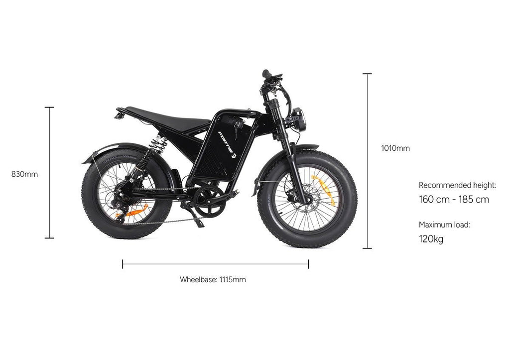 Fortis FatBro Plus 48V 13Ah Fat Tyre Electric Bike