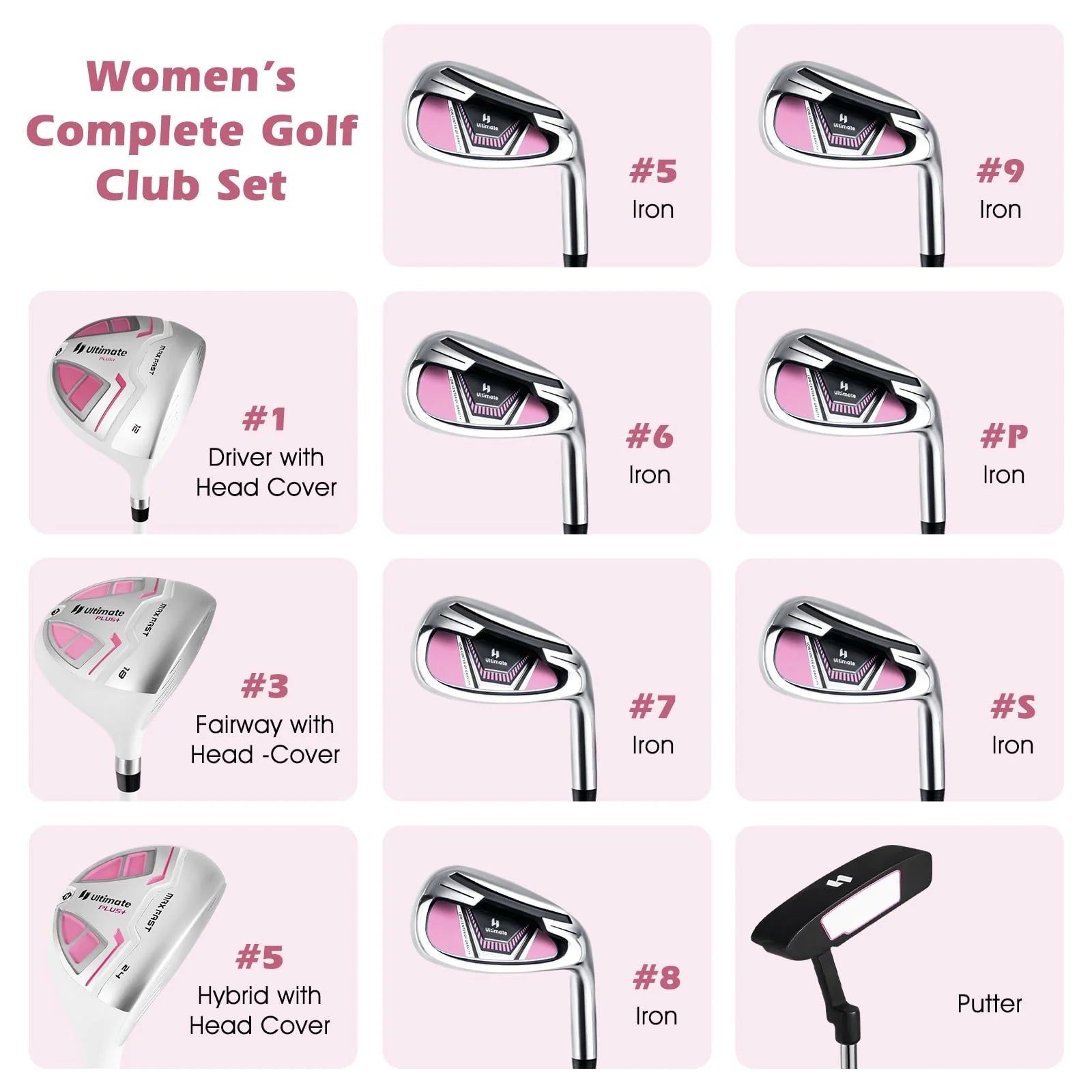 Women’s Complete Golf Club Set