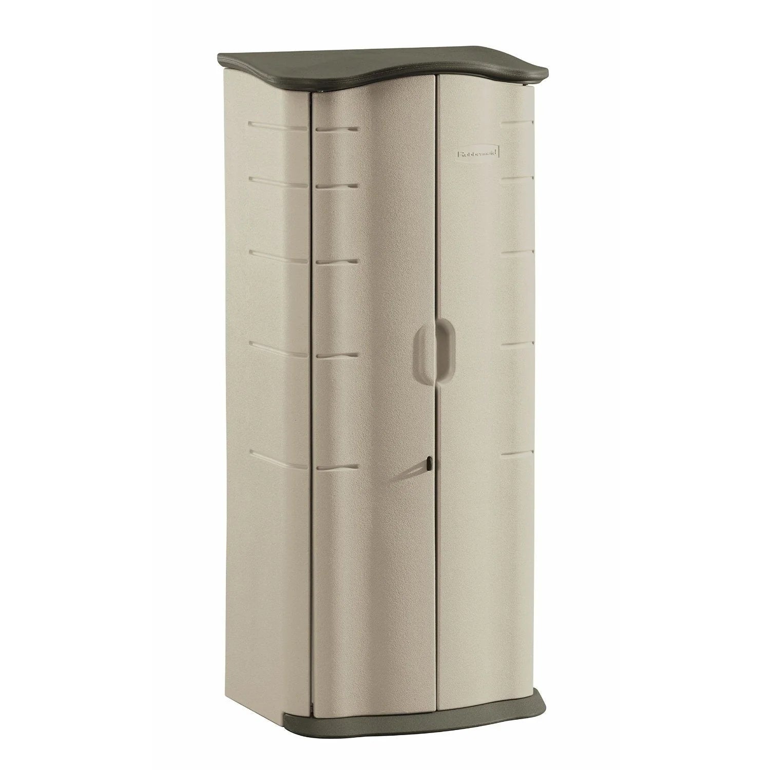Rubbermaid Vertical Resin Weather Resistant Outdoor Storage Shed