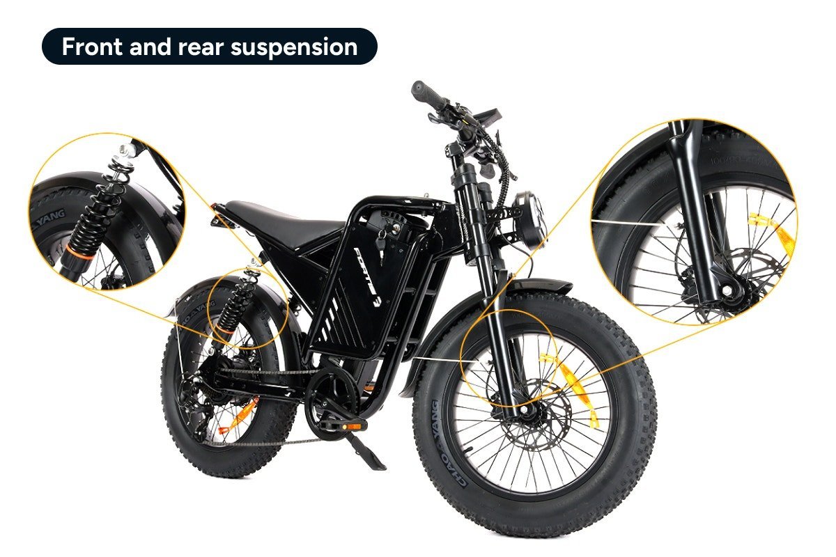 Fortis FatBro Plus 48V 13Ah Fat Tyre Electric Bike