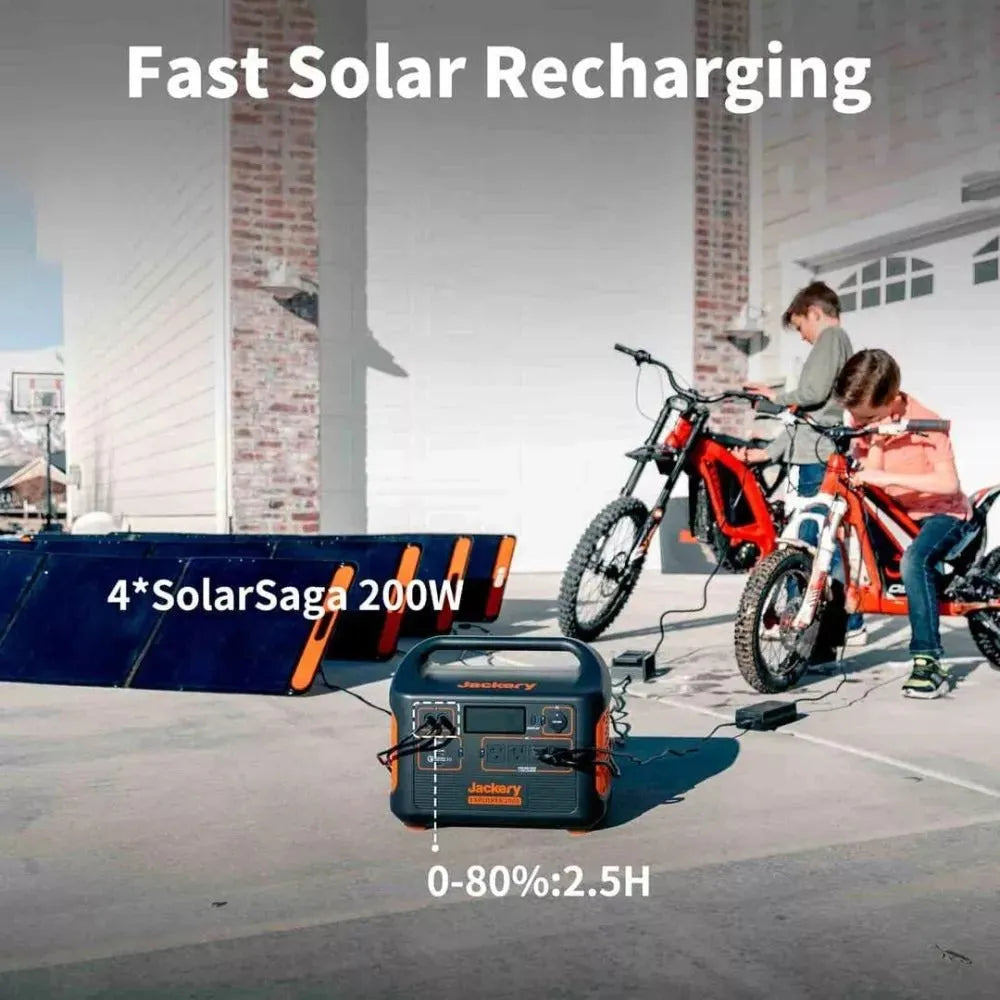 Jackery Solar Generator 2000 (Jackery 2000 4 x SolarSaga 200W)