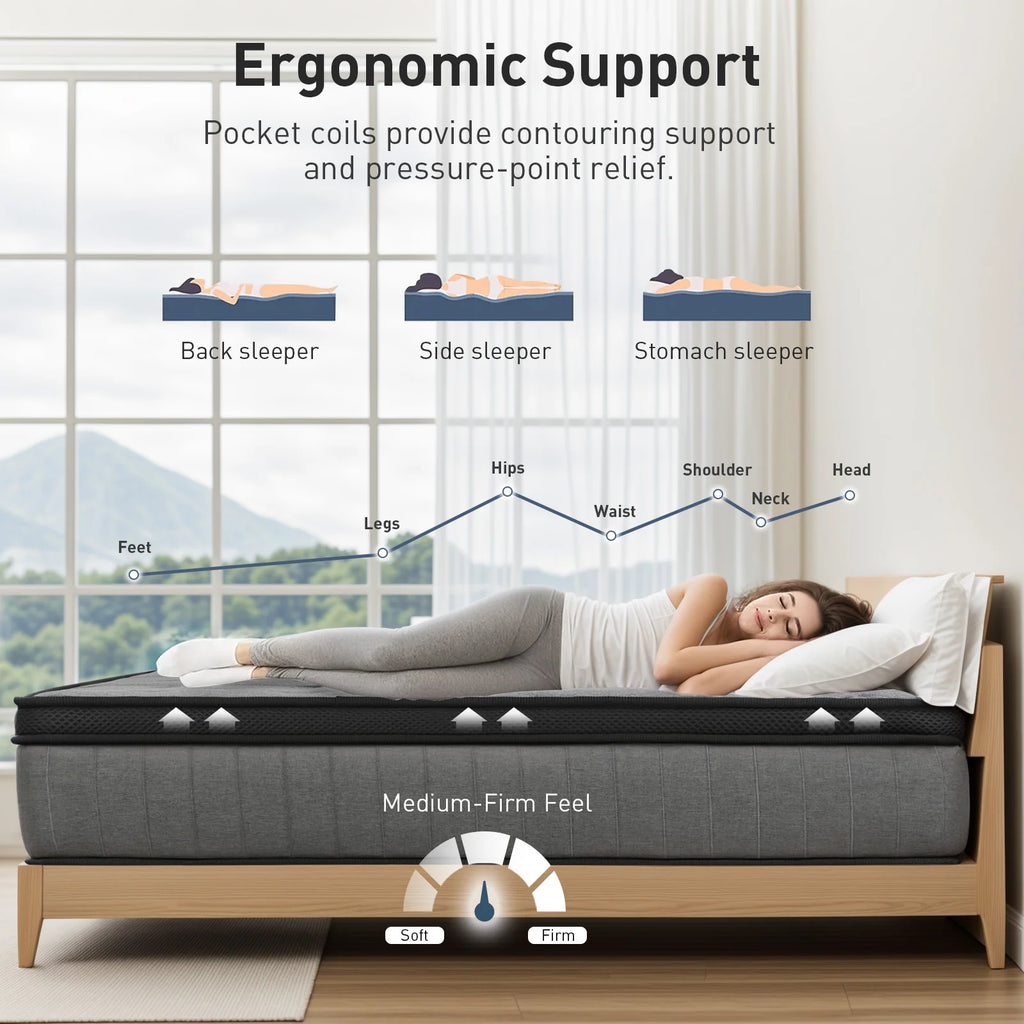Mattress Medium Firm 30cm