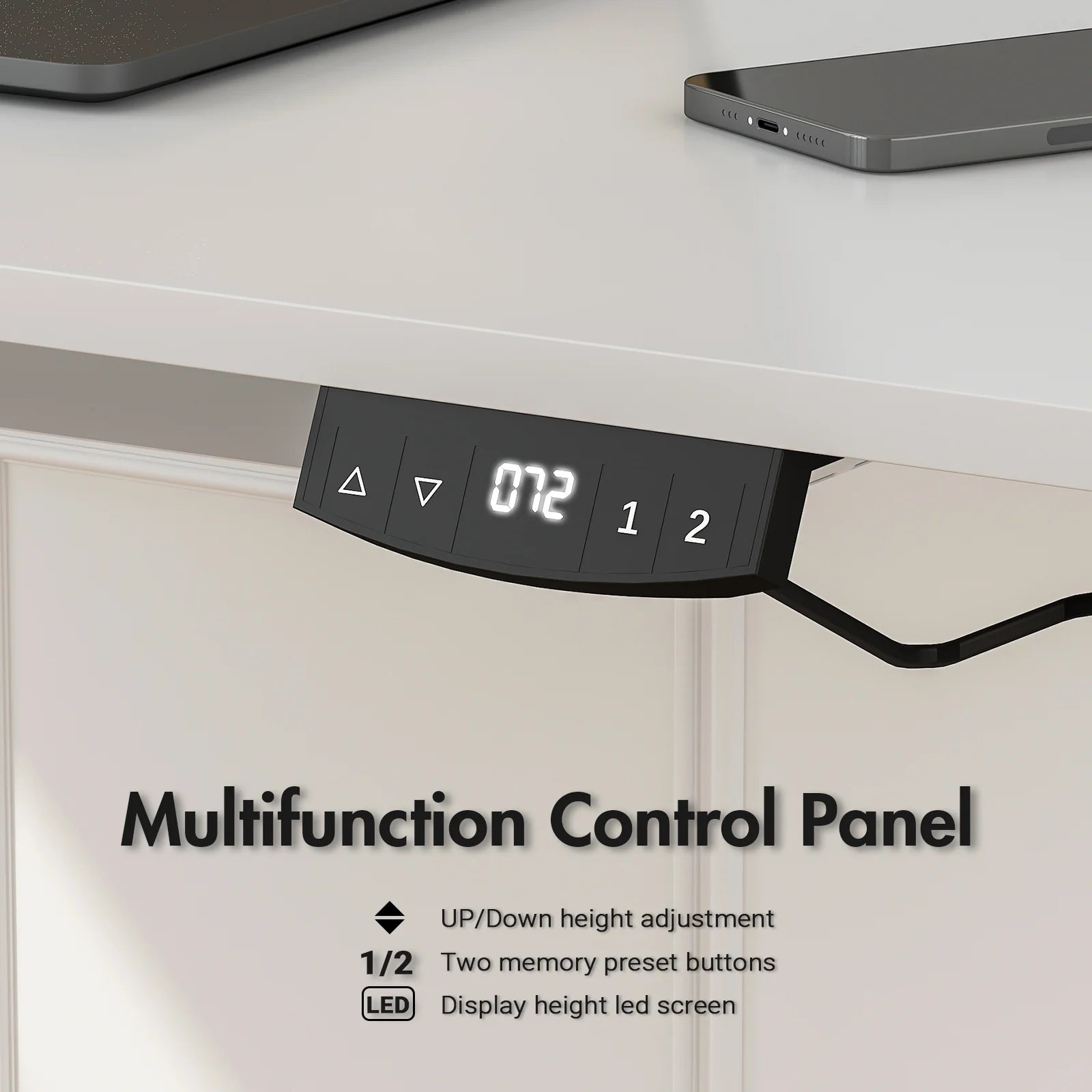 Electric Standing Desk Height Adjustable 100cm