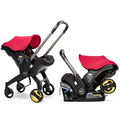 Stroller combination consisting of infant car seat and LATCH base (model year 2025) – Midnight Edition | From car to stroller in seconds, airplane-compatible, including accessory bag