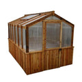 2025 8 ft. x 12 ft. cedar wood greenhouse
