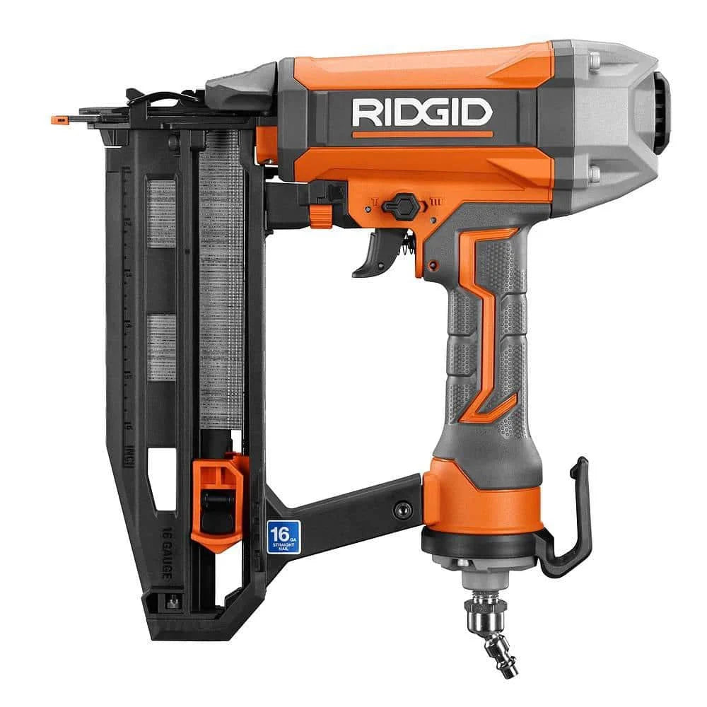 Portable electric flat compressor (6 gallons) with 18GA brad nailer, 16GA straight nailer and 18GA stapler R69603FK