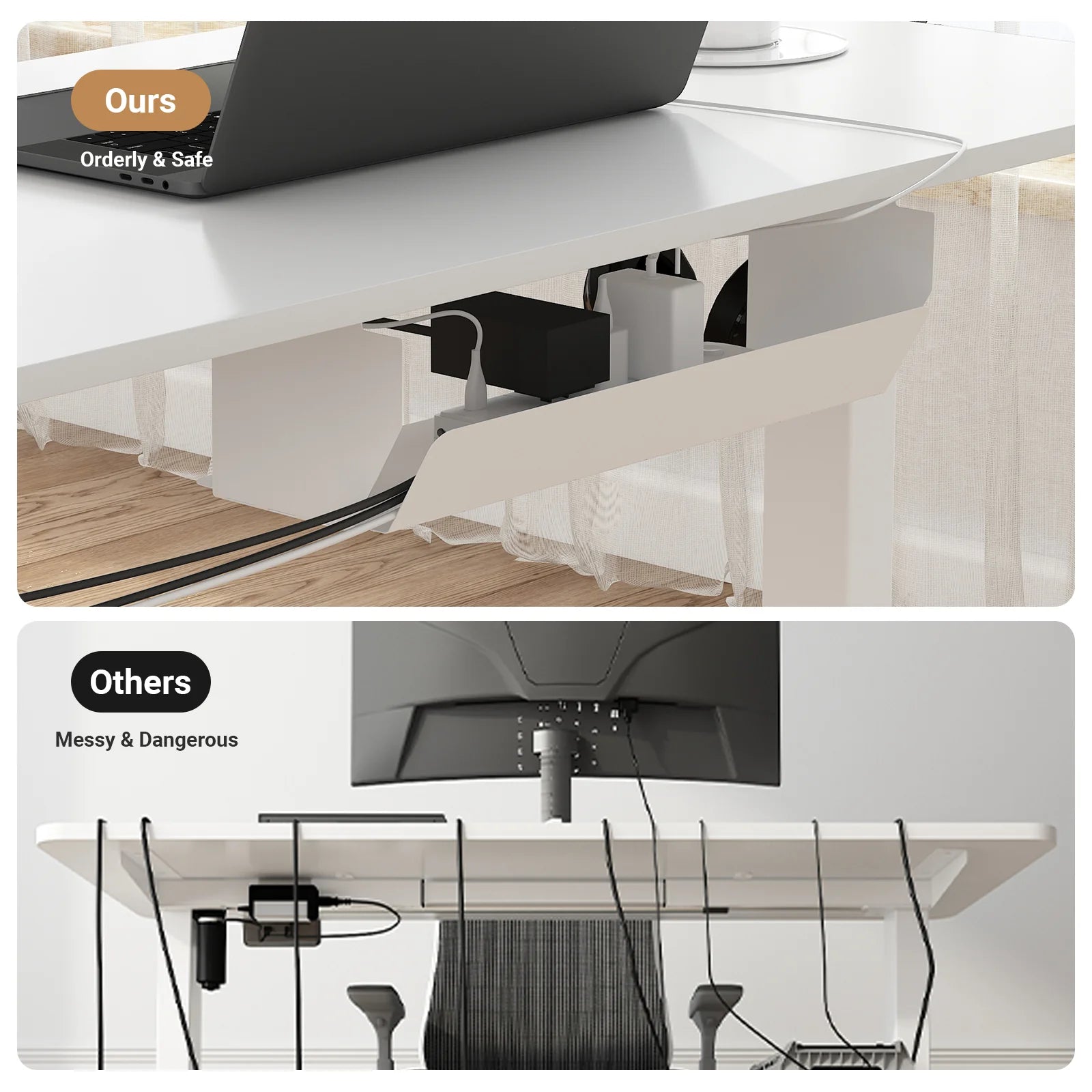 Electric Standing Desk Height Adjustable 100cm