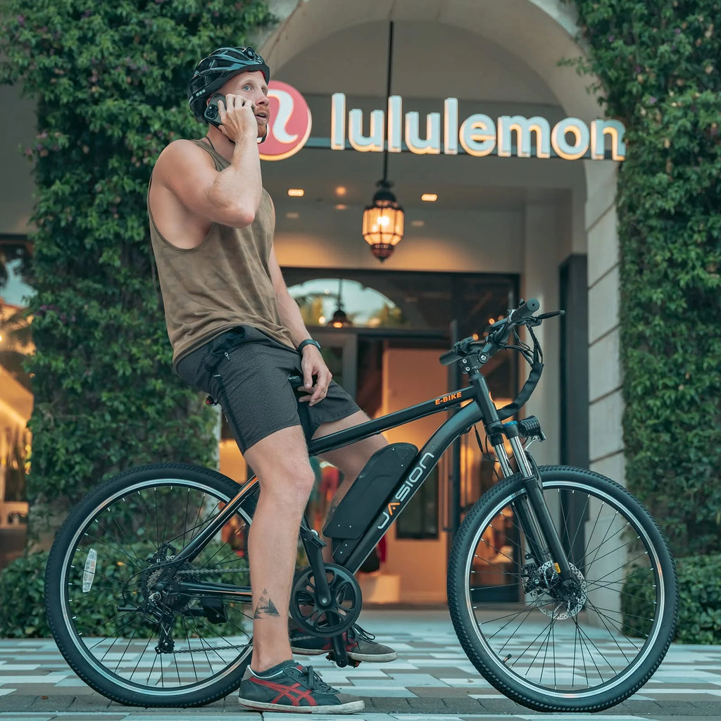 Jasion Electric Bike for Adults with 360Wh Removable Battery