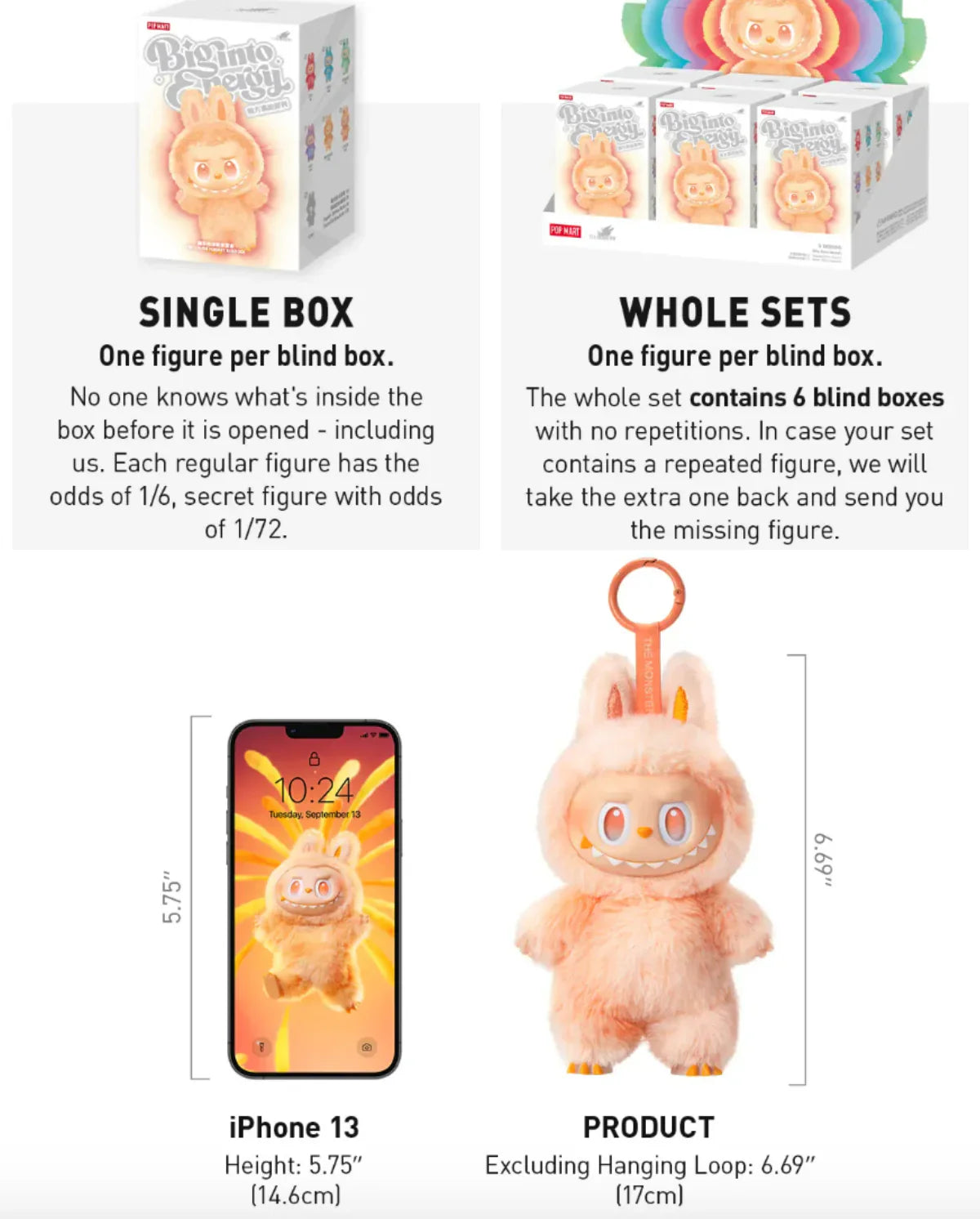 Pop Mart Labubu The Monsters Big into Energy Series