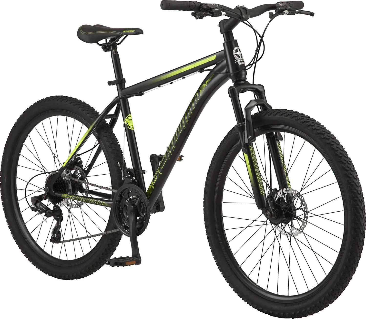 Mountain bike. 26-inch wheels. 21 gears. Men's model. Black.