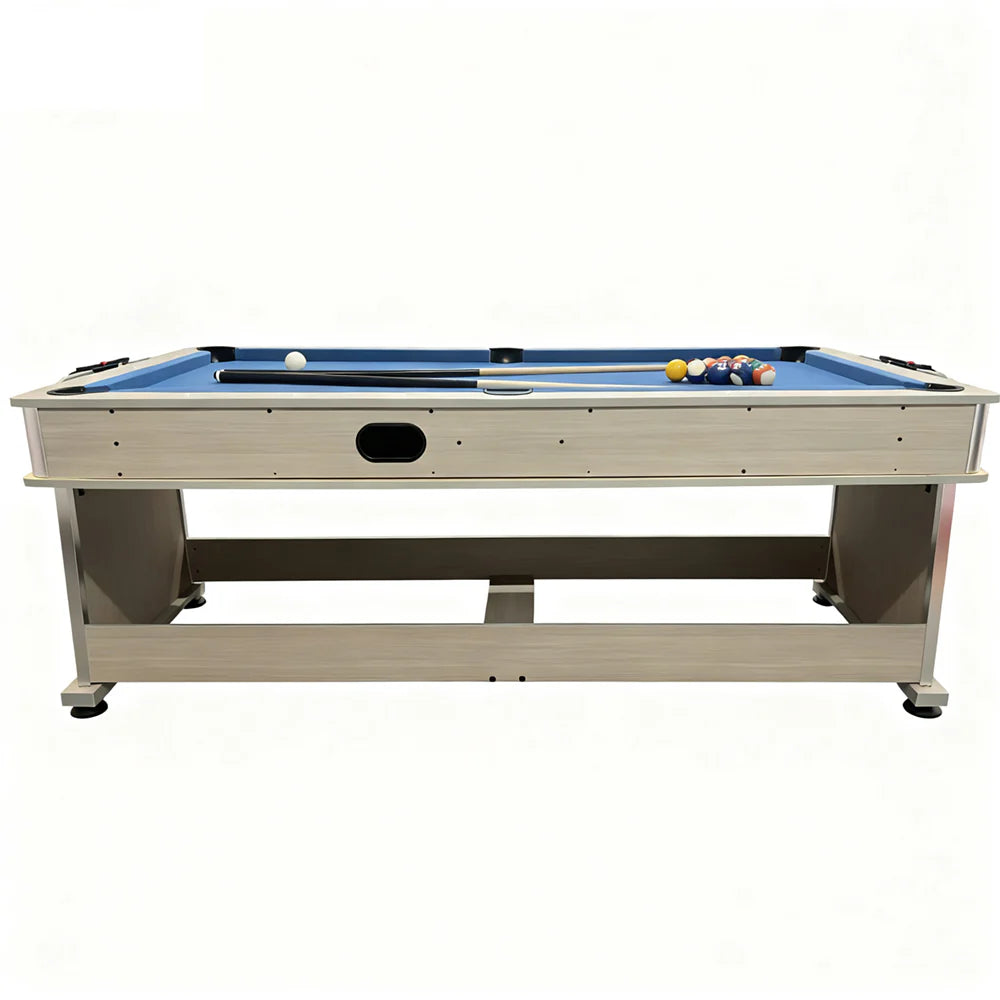 4 In 1 Multi-functional Game Table with Full Accessories for Home, MDF, 7Ft