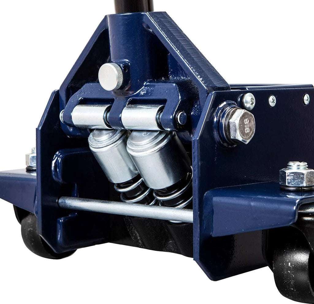 4 Ton Heavy Duty Low Profile Hydraulic Floor Jack Speedy Lift Garage Car Jack, Blue, W847U
