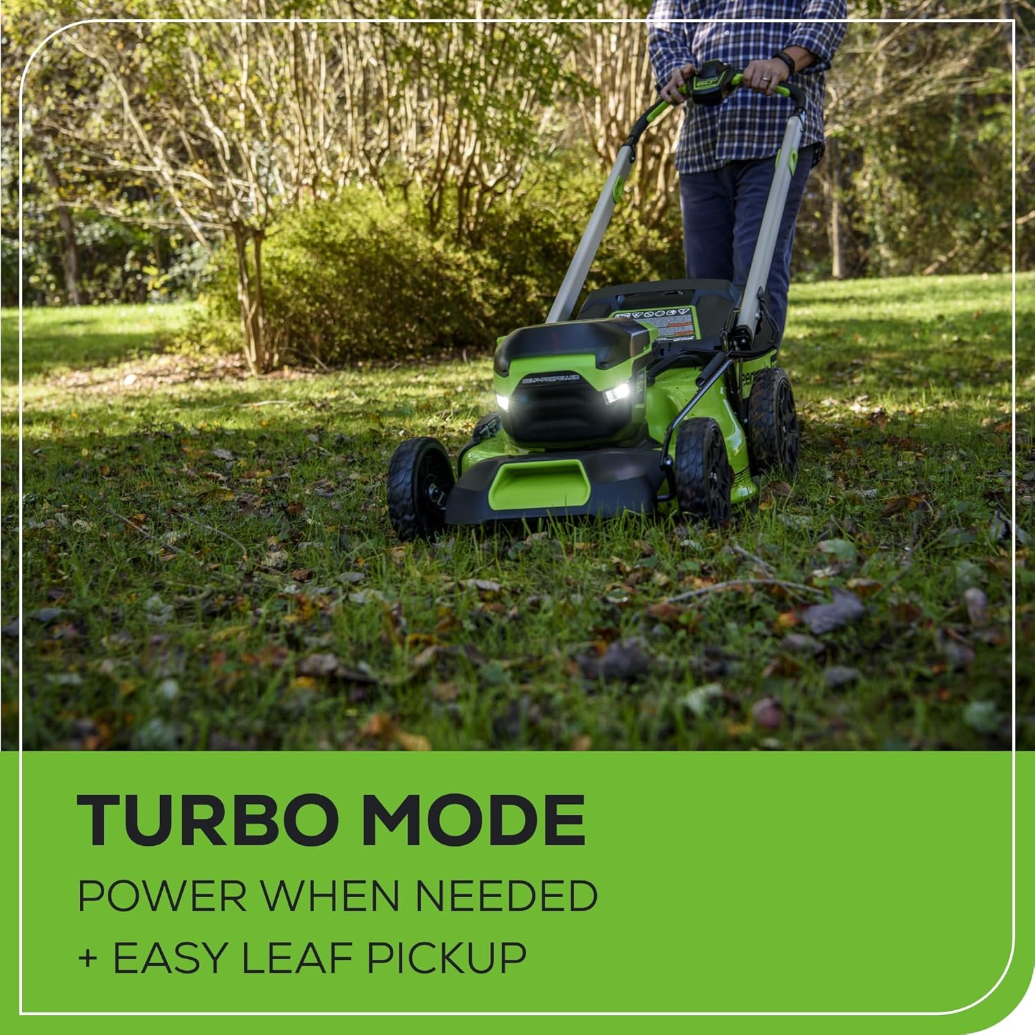 Greenworks 60V 21?? Cordless (Self-Propelled) Lawn Mower , 2 x 4.0Ah Batteries and Dual Port Rapid Charger