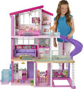 Barbie DreamHouse Dollhouse with elevator, pool, lighting and over 70 accessories – 3-story playset