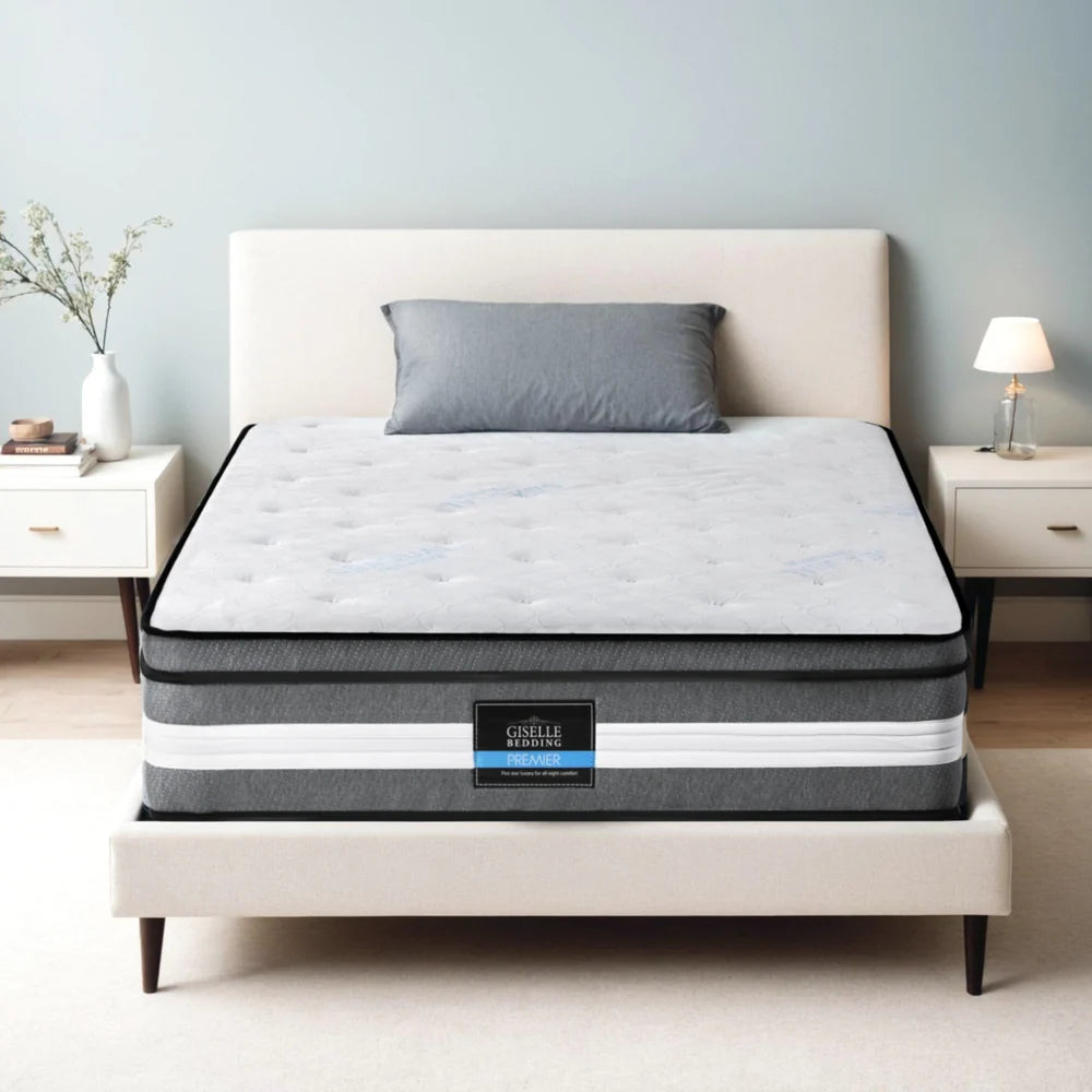 Giselle Bedding 30cm Mattress Gel Foam Pocket Spring King Single