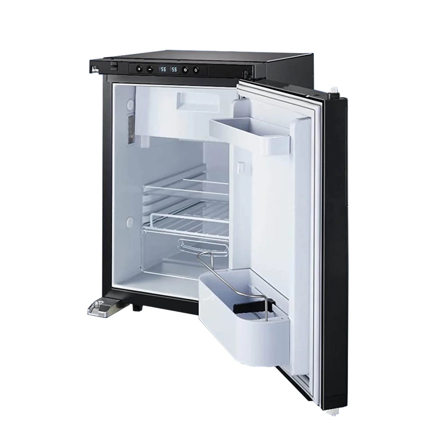 12 Volt RV Refrigerator 45L/1.6cu.ft RV Fridge and Freezer