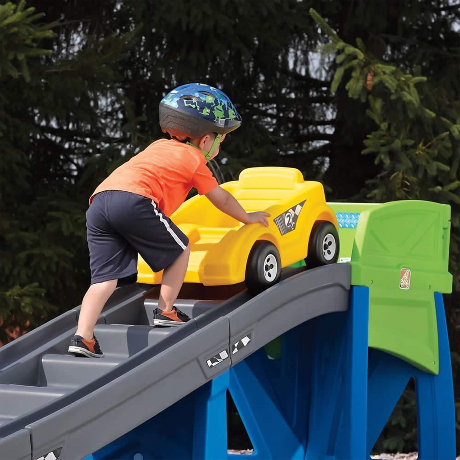 Step2 Extreme Roller Coaster Ride On Toy for Kids with Climbing Stairs