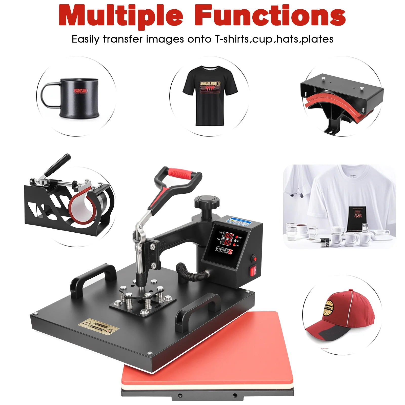 5 in 1 Heat Press Machine Printers
