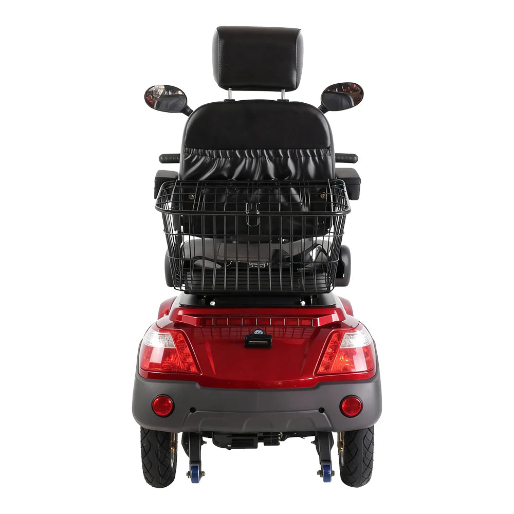 4-Wheel Electric Mobility Scooter with 3 Selectable Speed Modes and 500W Motor, 150kg Max Load