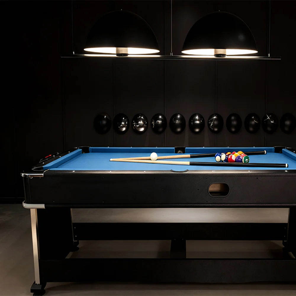 4 In 1 Multi-functional Game Table with Full Accessories for Home, MDF, 7Ft