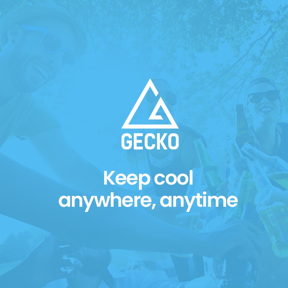GECKO 160L Upright Portable Fridge / Freezer, 12V/24V for Motorhome and Caravan, Silver