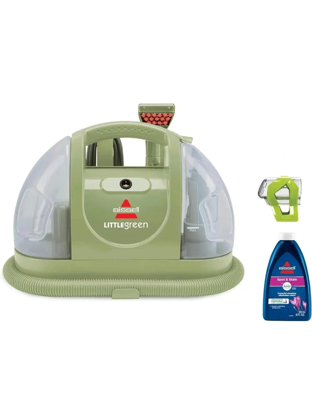 BISSELL Little Green Multi-Purpose Portable Carpet and Upholstery Cleaner, Car and Auto Detailer, with Exclusive Specialty Tools, Green