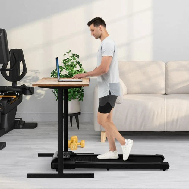 Under Desk Treadmill with Remote Control and LED Display for Home and Office