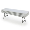 Lifetime 4-Pack Commercial Stackable Folding Table 8 Feet - White (80344)